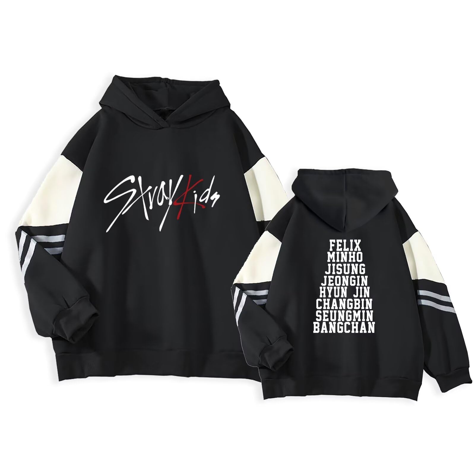 PilostikeStray Kids Hoodie Bangchan Felix Hyunjin Lee Know Sweatshirt for Stray Kids Kpop Merch Sweater