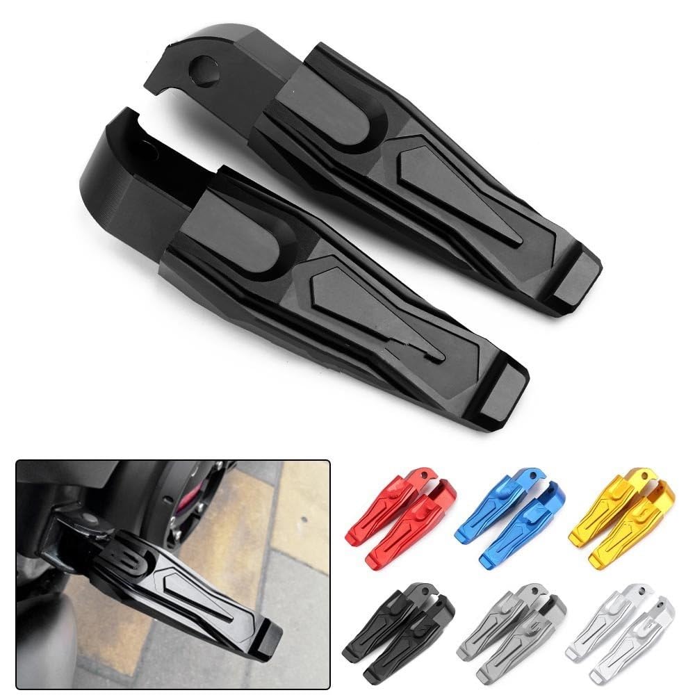 Pedane Posteriori Passeggero Per Yamaha TMAX 560 (2020-2023) - Pieghevoli E Resistenti