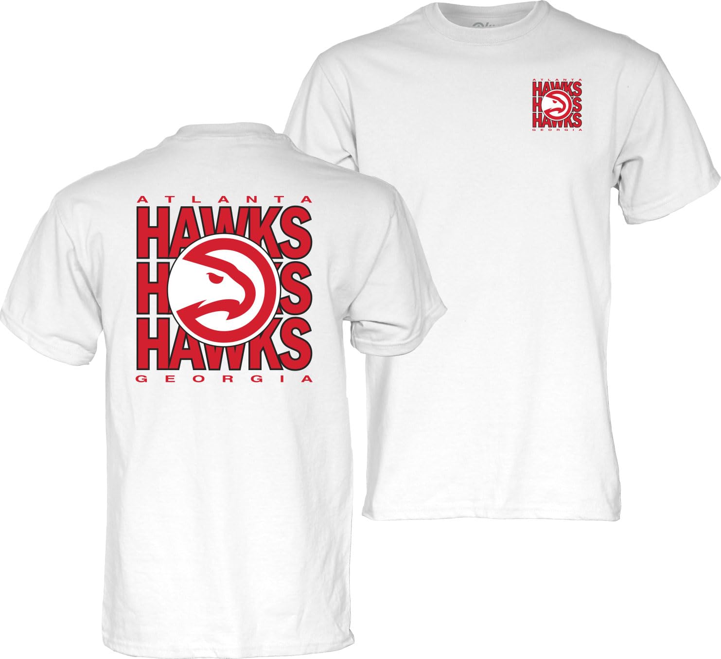 Blue 84 NBA Officially Licensed T-Shirt Front/Back Press White
