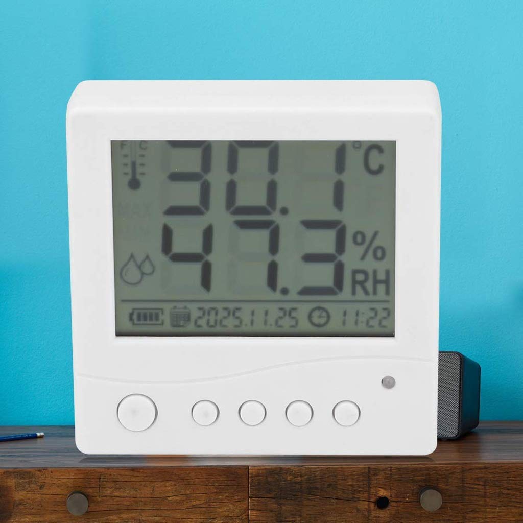 Cyfrowy higrometr wewnętrzny termometr, rzadki ekran temperatury pokojowej miernik wilgotności