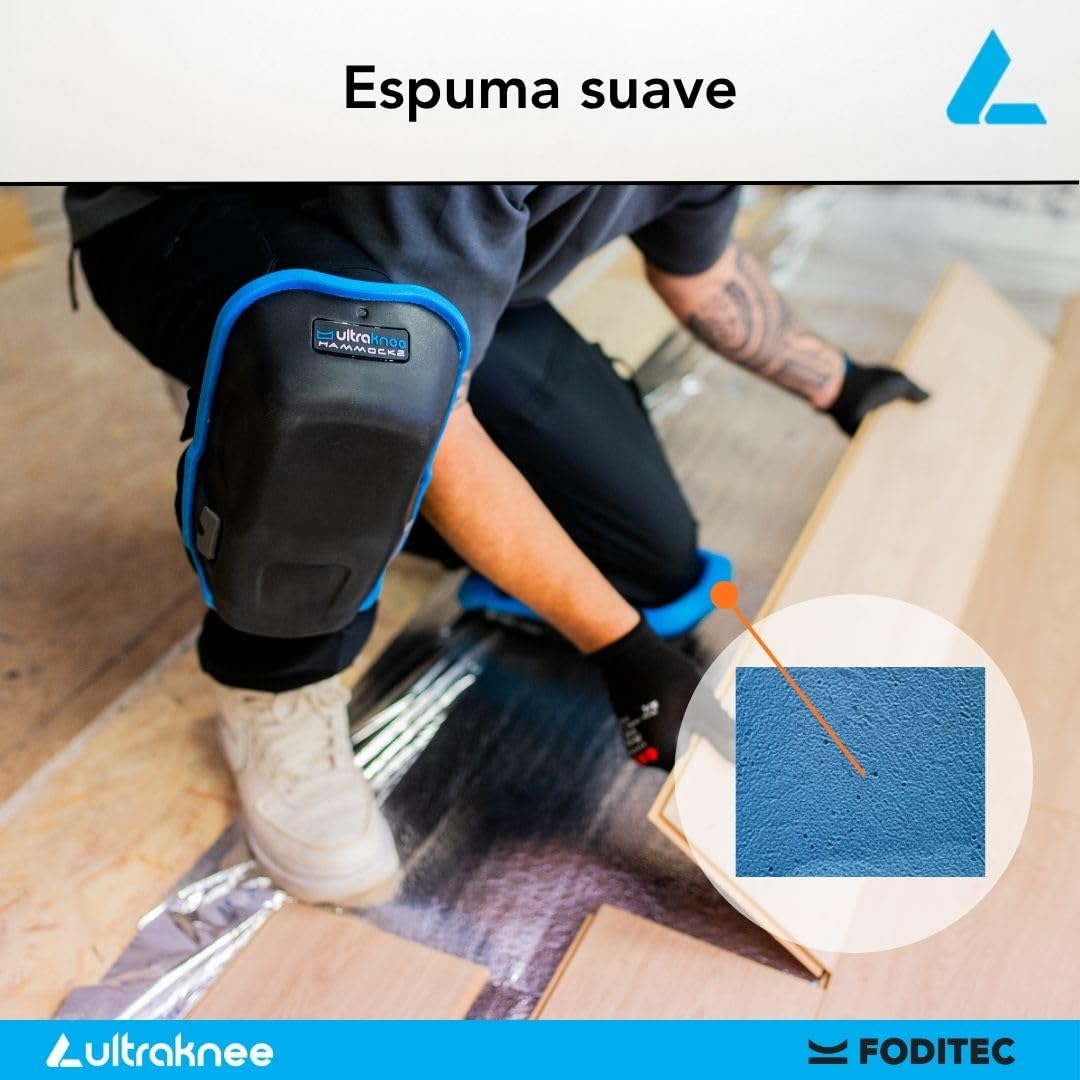 Hammock 2 | Rodilleras de Trabajo Profesionales para Obra, Suelo y Jardín Cómodas, Ergonómicas y Duraderas | Protección para Rodillas de Albañiles, Techadores y Jardineros