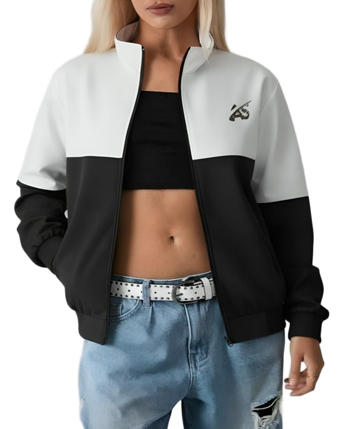 the classic togs Women Black Jacket,Bomber Jacket For Women,Winter Windcheater.13-picture-34