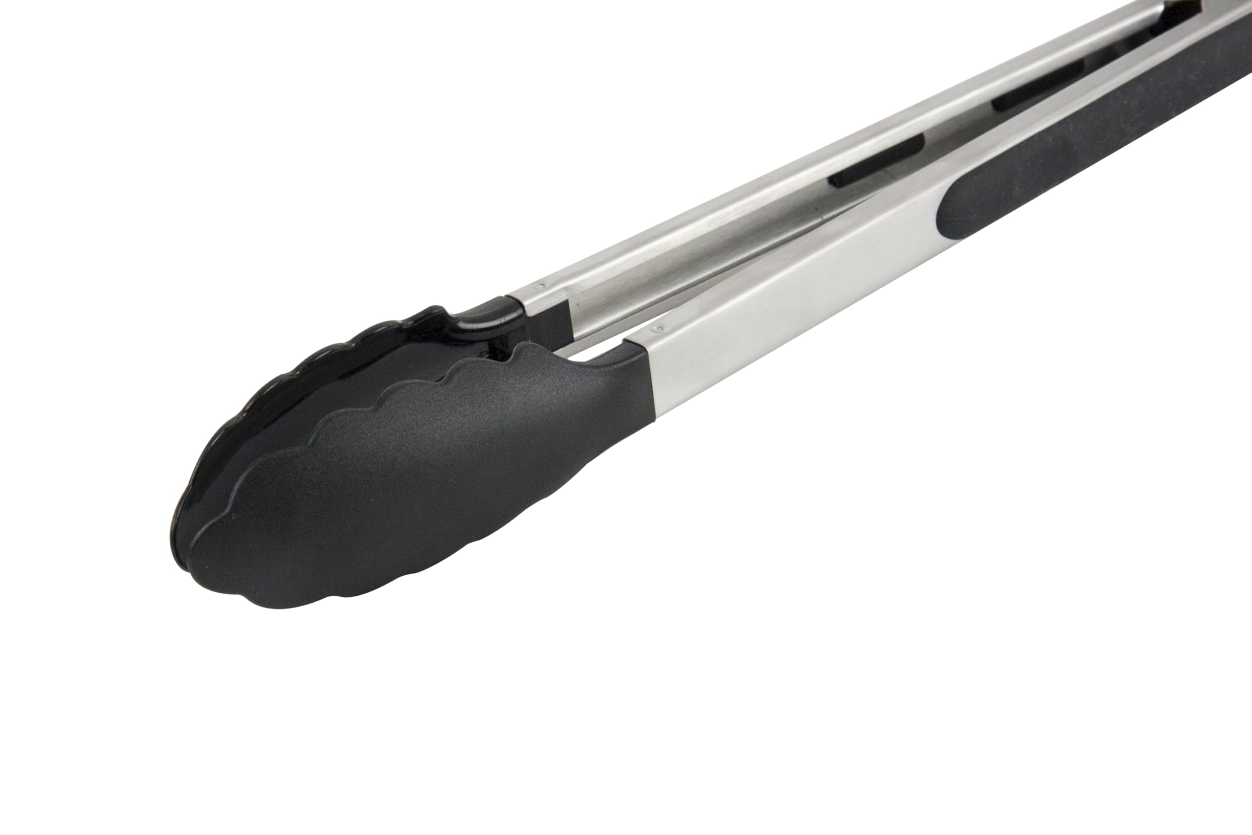 Zenker Kitchen Tongs, Pack of 3, Plastic Scalloped Function Head, Small Medium Large, Push Pull Locking - Image 3