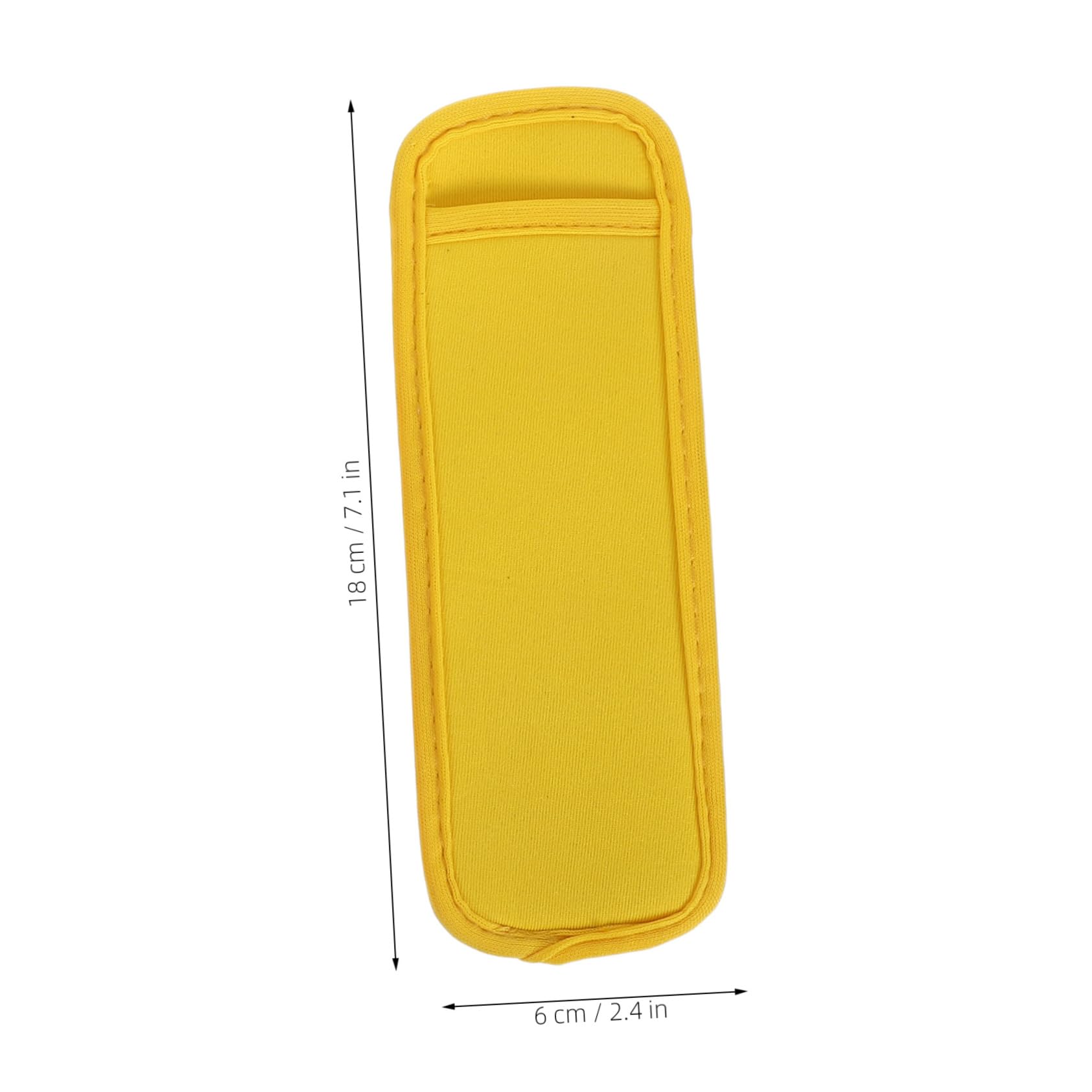 Cabilock 8pcs Reusable Ice Pop Sleeves Freezer Ice Stick Holders for Parties Summer Events Outdoor Fun Design Machine Washable