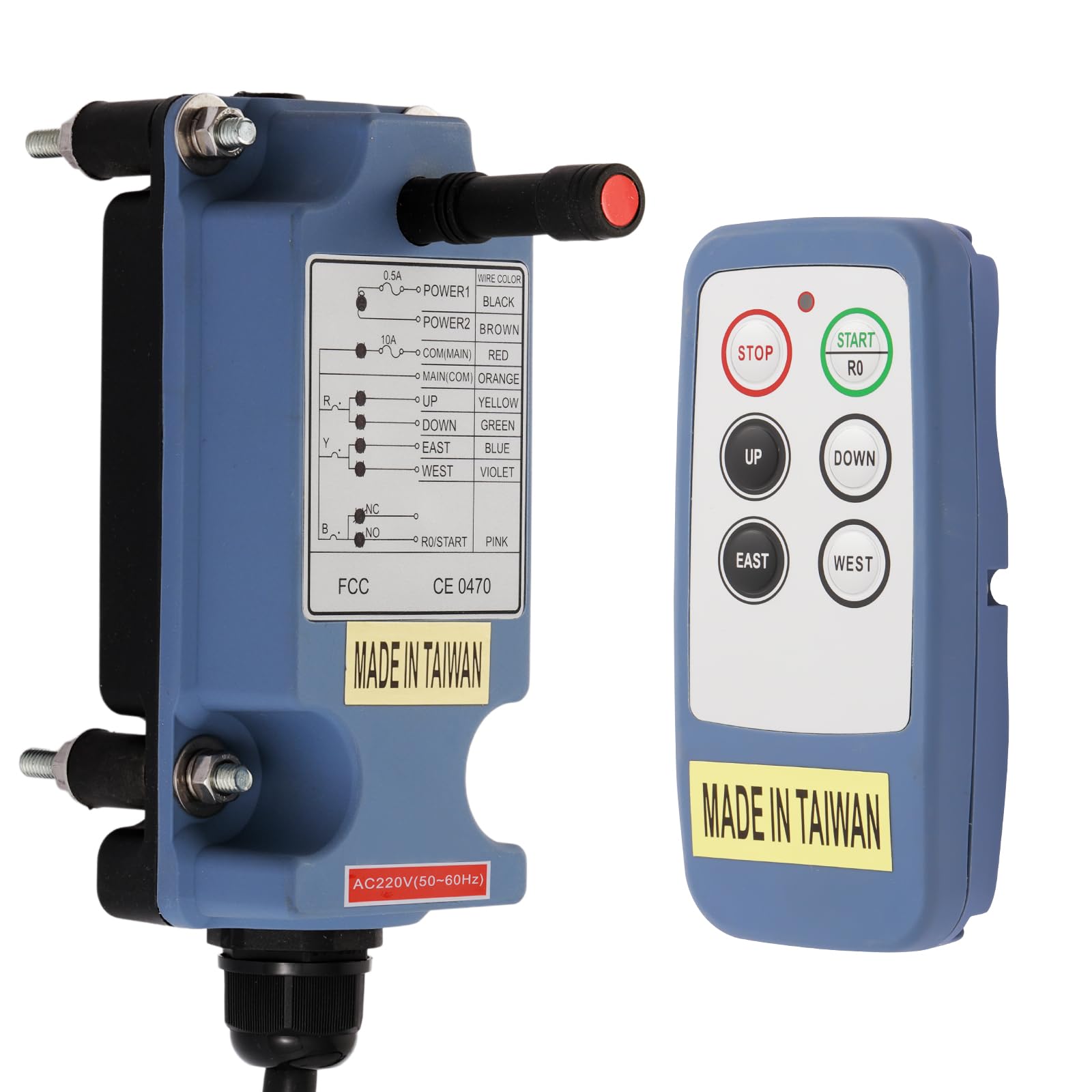 12V 24V 4 Kanäle Tasten Mini Drahtlose Kran Fernbedienung für Brückenkran Industrielle Elektrisch Hebezeug Winde Kippanhänger Funk Sender und Empfänger Saga L6