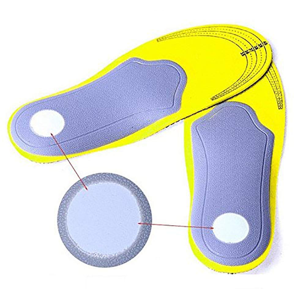 Pedimend™ - 4 supporti ortopedici per arco plantare, solette per scarpe, solette sportive quotidiane per fascite plantare a piede piatto, unisex (L)