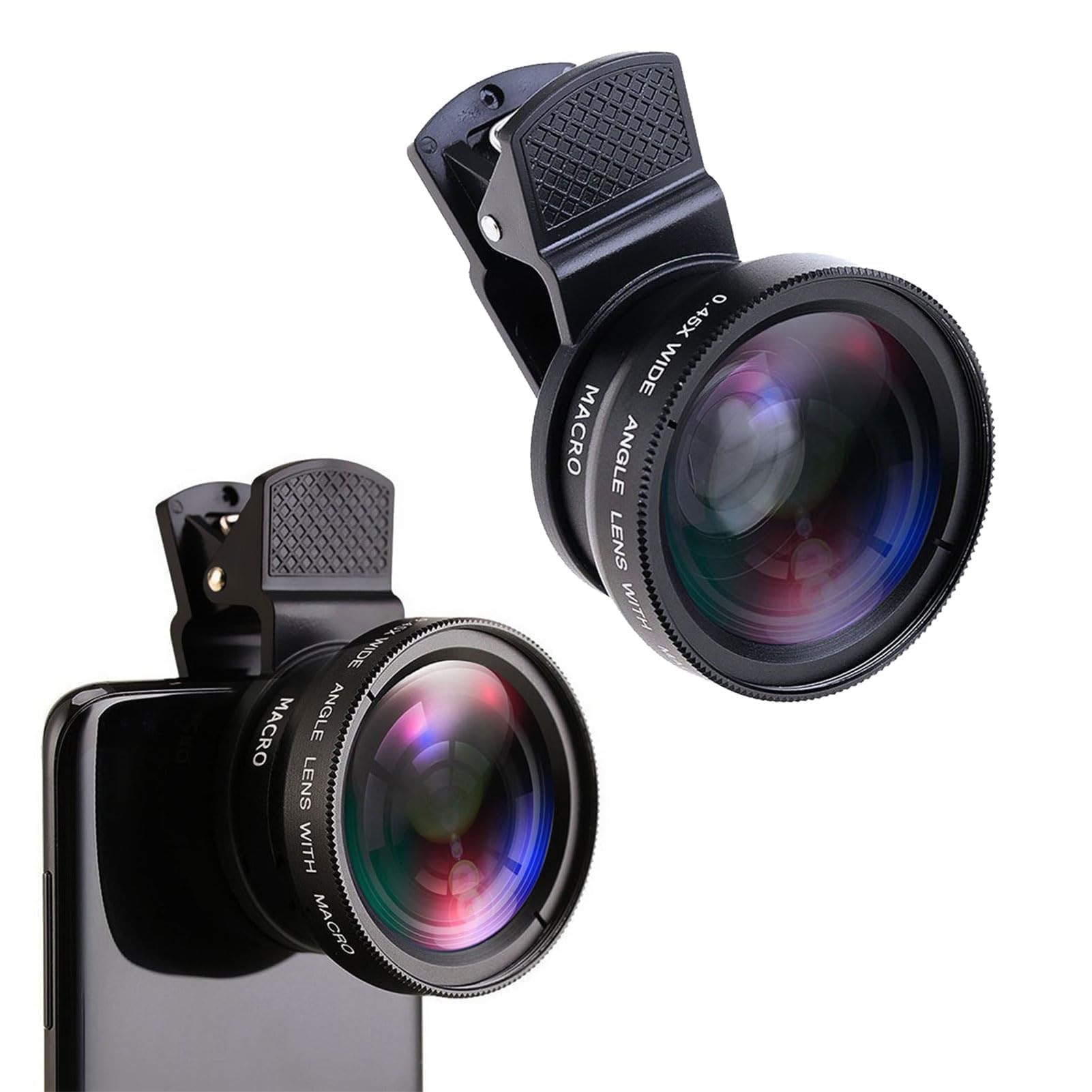 Obiettivo Macro 25x Per Smartphone - Lente A Clip Per Foto Professionali, HD, Con Custodia E Panno - Foto 9