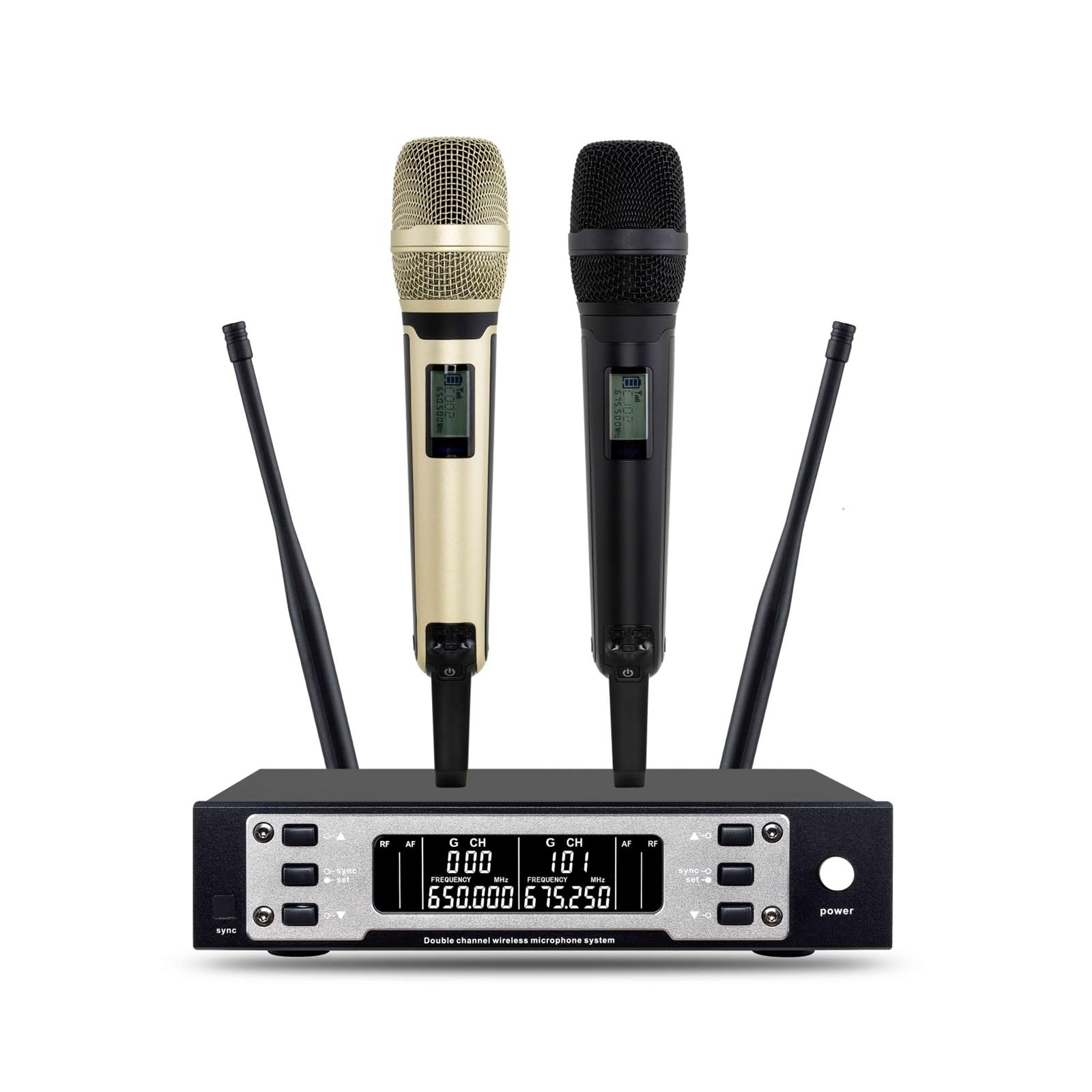 135G4 Profesjonalny Mikrofon Bezprzewodowy UHF Ręczny Wokal Party Home KTV Weselny Uniwersalna Kompatybilność(XGES-G4GB)