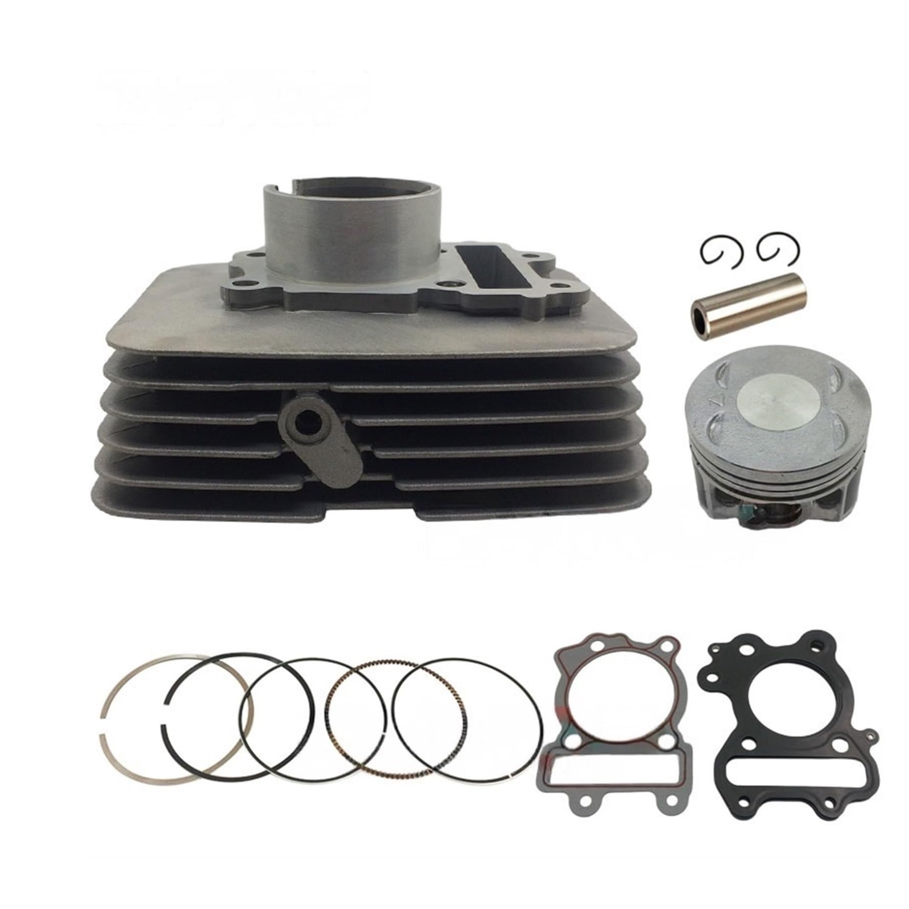Ivyard Tnt125 135 Cylinder Kit With Piston Rings Gasket Set For Chinese Benelli Qj Keeway Bj125-3E Bn125 Tnt125 Tnt135 Tnt150 Motorcycle Parts (Color : )