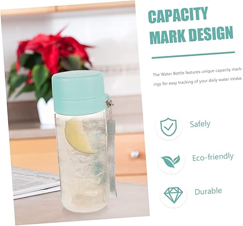 Miniatura 3 de BESPORTBLE 4 unids al aire libre portátil botella de deportes botella transparente botella portátil botella de agua con filtro botellas de agua con