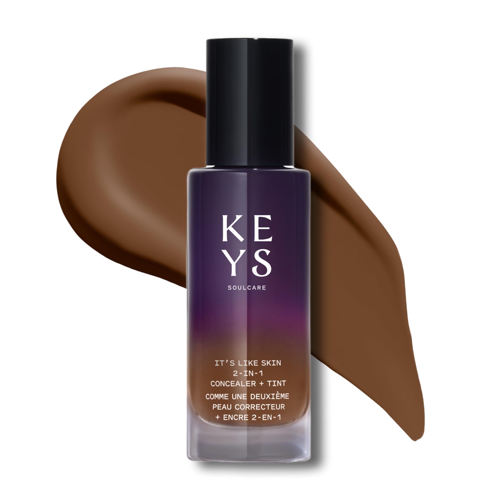 Keys Soulcare Its Like Skin 2-In-1 Concealer Tint Buildable Light-to-Medium Coverage Brightens Blurs with Niacinamide Squalane for Radiant