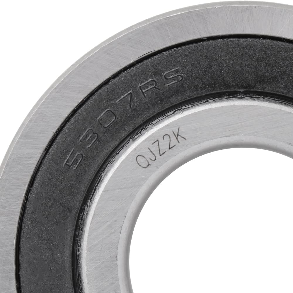 2-Pack 6201-2RS Deep Groove Ball Bearings - 1/2" X 1.181" X 0.394" Double Rubber Seal Radial Bearings