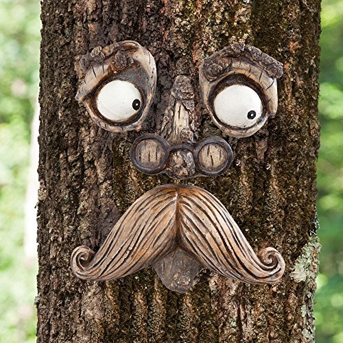image for Bits and Pieces - 'Old Man' Tree Hugger - Yard Decorations - Whimsical