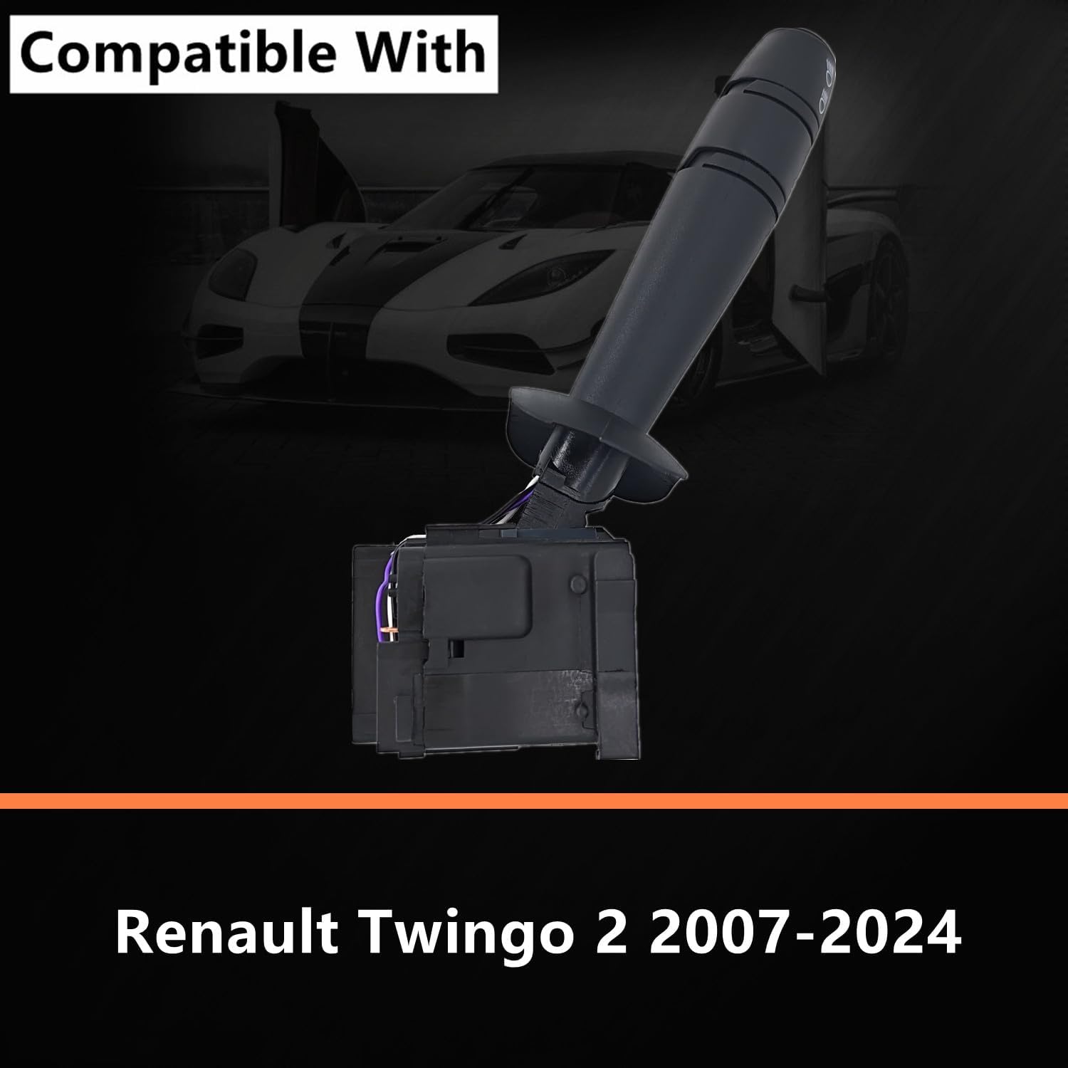 Interruttore Devioluce Devio Luci Del Piantone Dello Sterzo Comando Indicatore Compatibile con Renault Twingo 2 2007-2024 7701063404 251588