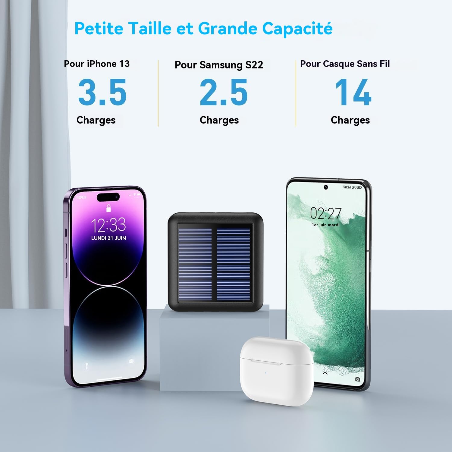 Chargeur Solaire Batterie Solargo Pocket 15000 X-Moove