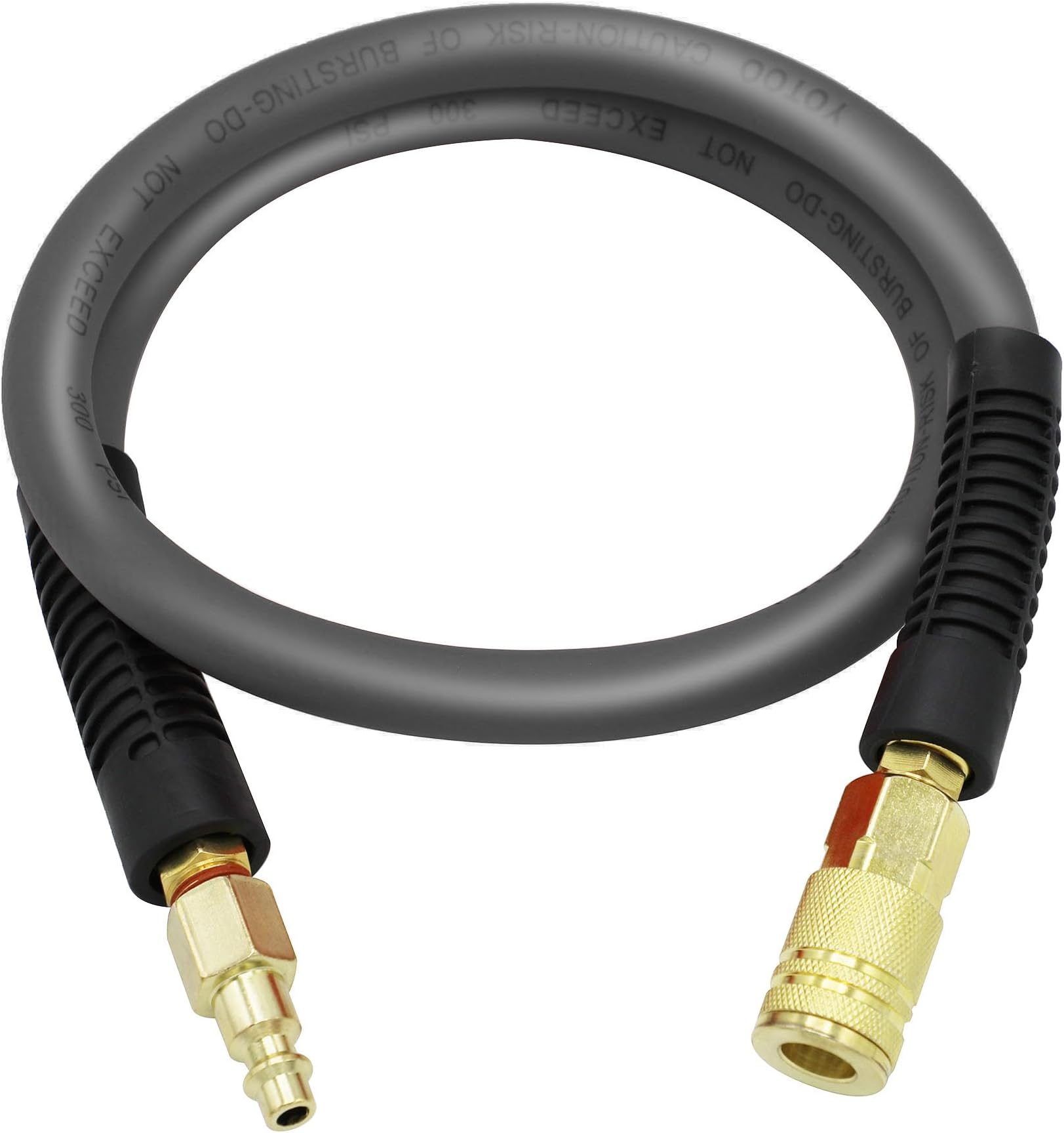 Astro Pneumatic 3018HSS Manguera De Acero Inoxidable De 21'' Con Accesorios Y Chuck De Bloqueo - Foto 5