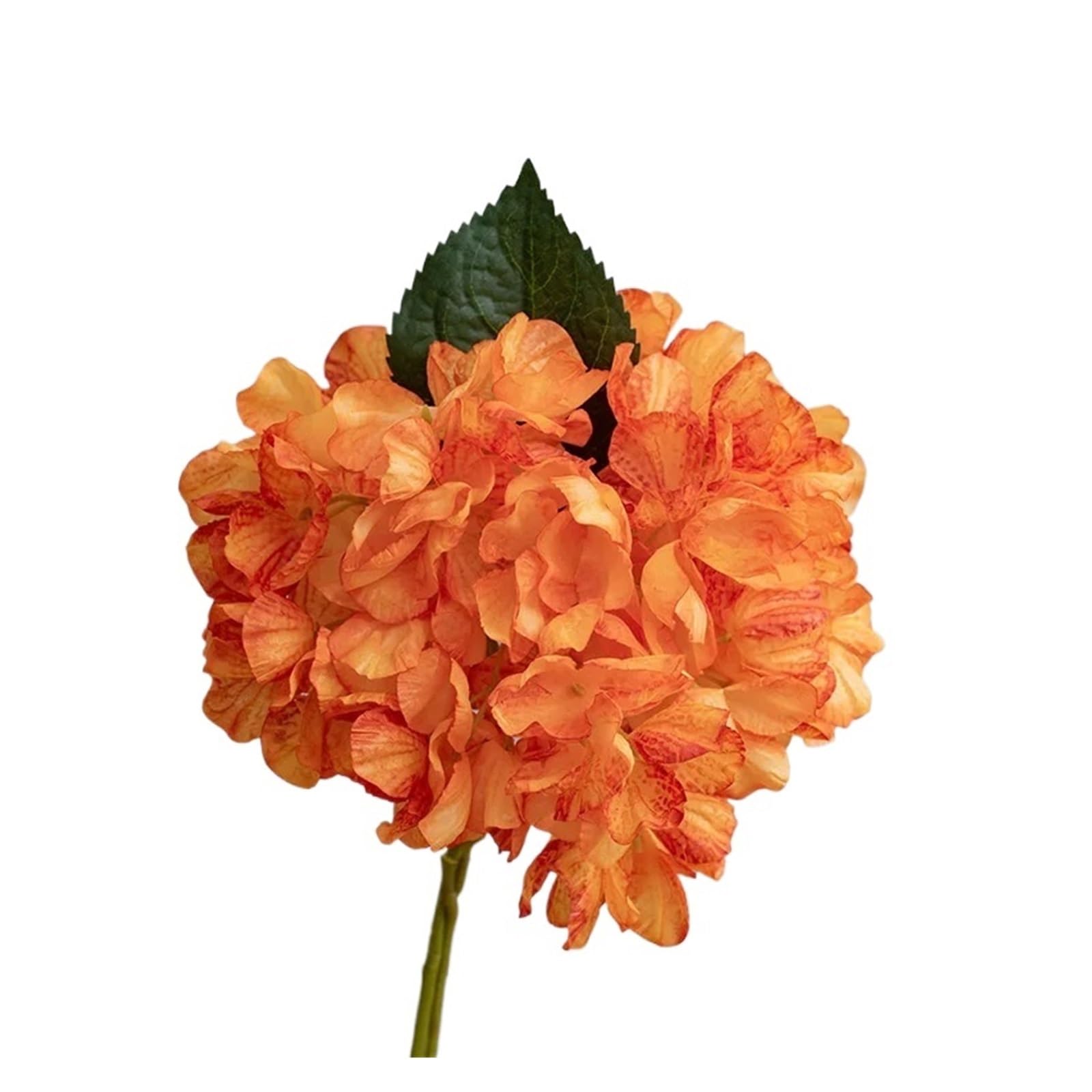 Casetlong 10Pcs Artificial Flowers Bouquet Wedding Decor Floral Arrangement Party Home Decoration(Orange)
