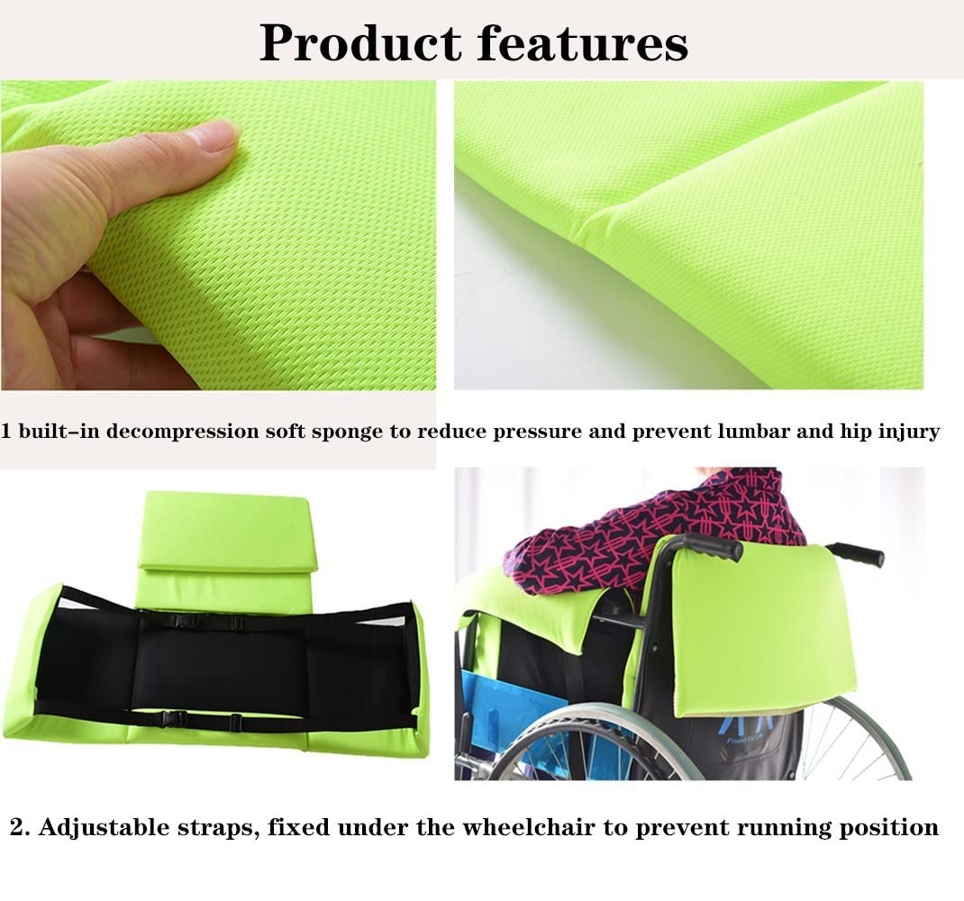 REMEK Cojin para Silla De Ruedas, Protector Cojín Antiescaras para Silla De Ruedas Respaldo Y Cojín del Asiento Cojines Antiescaras Confort