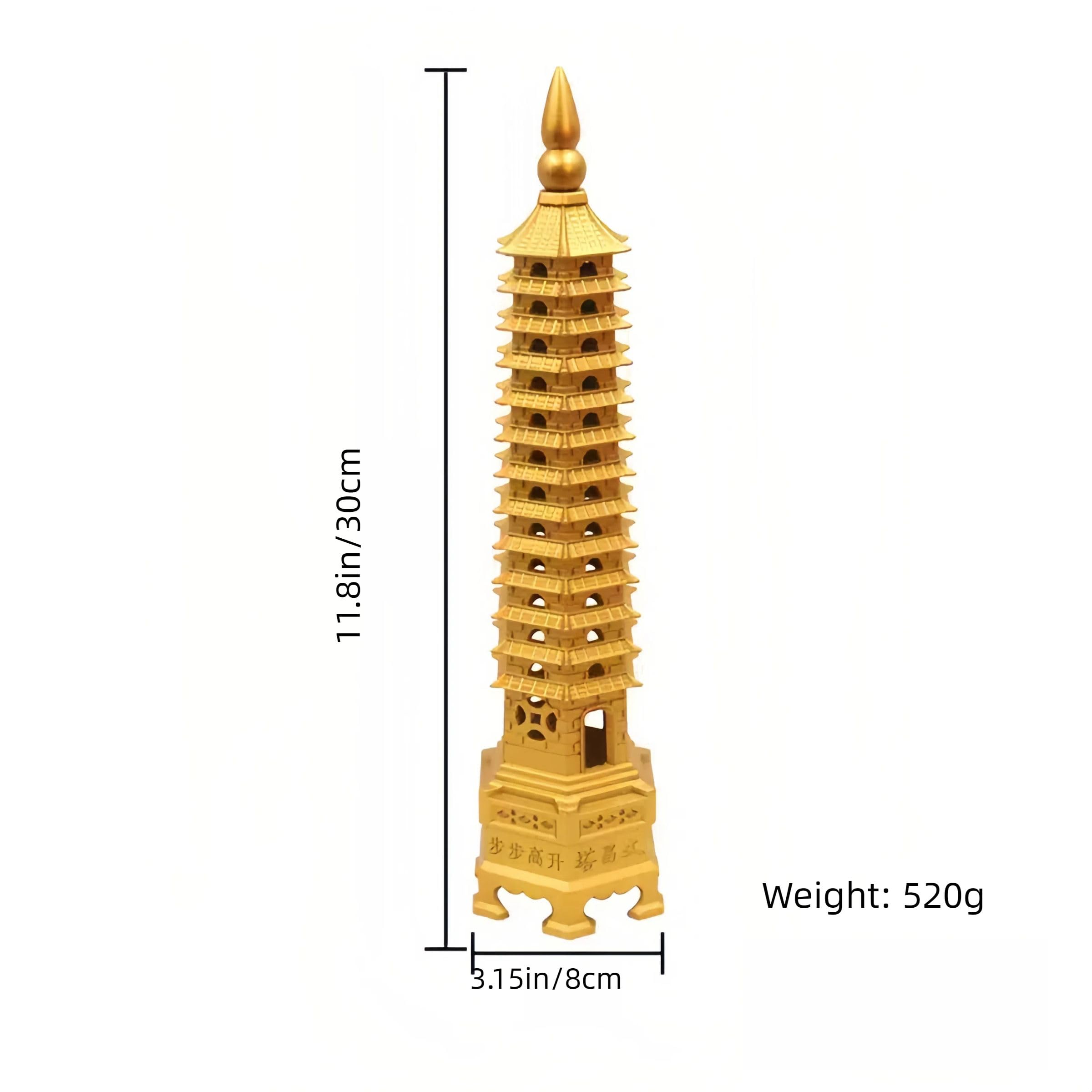 JANKINGS 13-Tier Wen Chang Pagoda - Oriental Style, Feng Shui