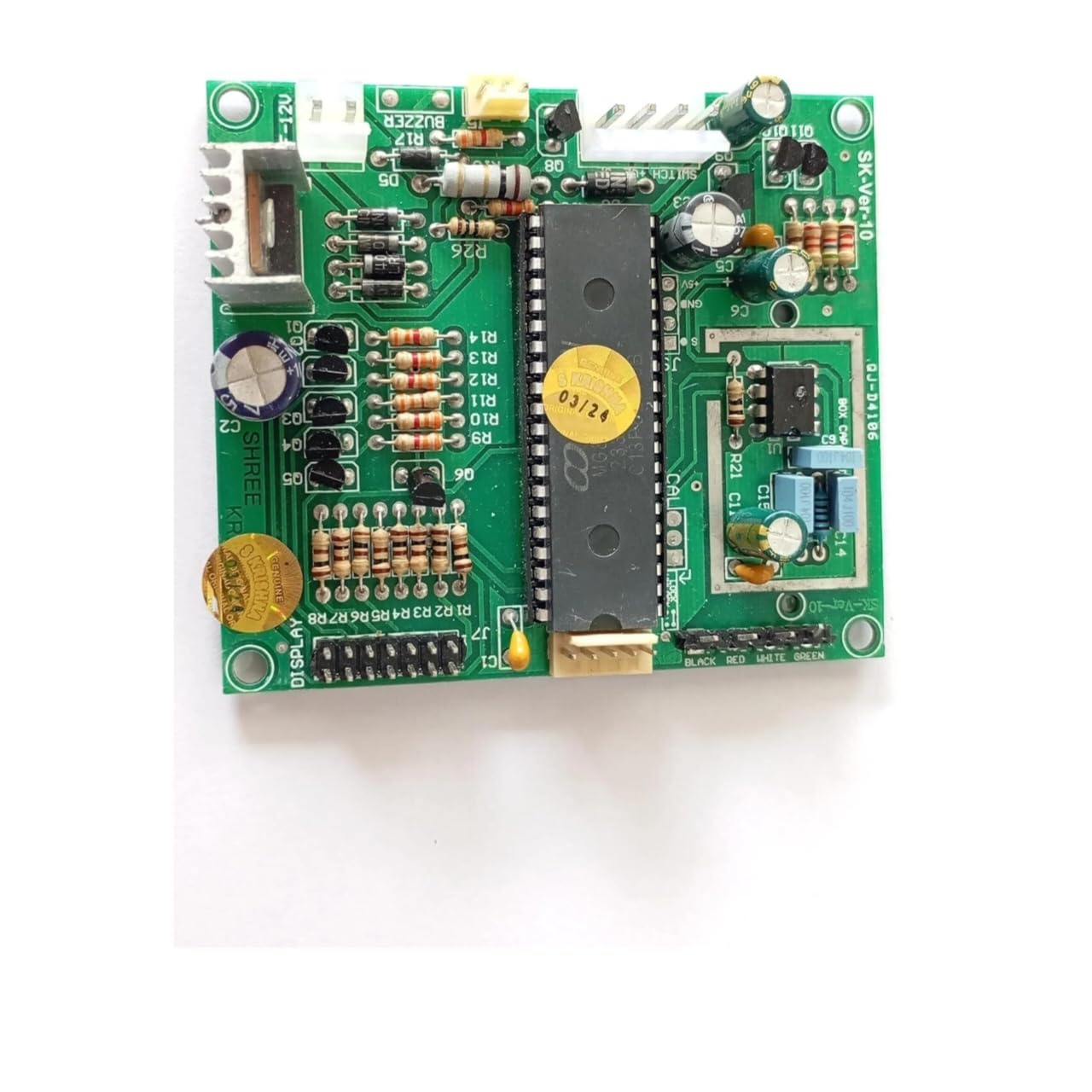 Digital Weighing Scale MOTHERBOARD Circuit Board, 6V Power Supply, Electronic DIY Module, 8.8 x 7.5 cm