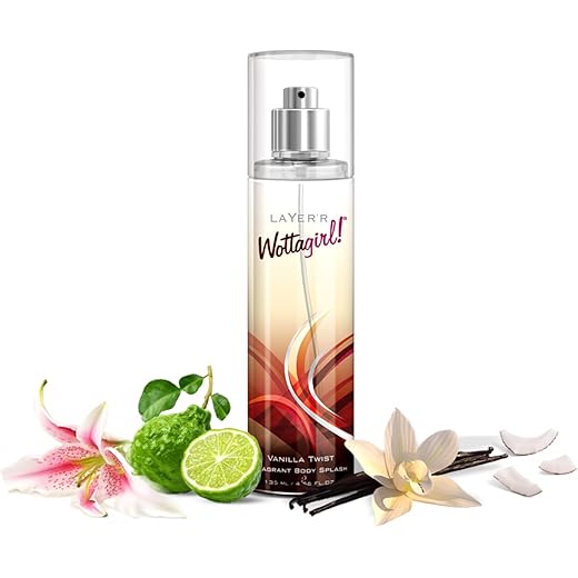 Layerr Wottagirl Vanilla Twist Body Splash 135ml