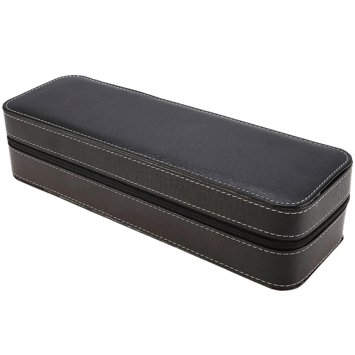 Homoyoyo Boîte de Rangement pour Montres Noire, 6 Emplacements, Cuir