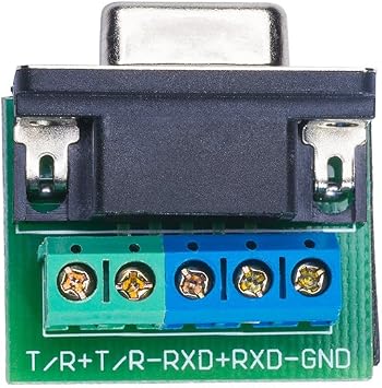 DTECH USB to RS422 RS485 Serial Port Adapter Cable with FTDI Chipset 5 Position Terminal Board for Windows 11 10 8 7 XP Mac (4 Feet)