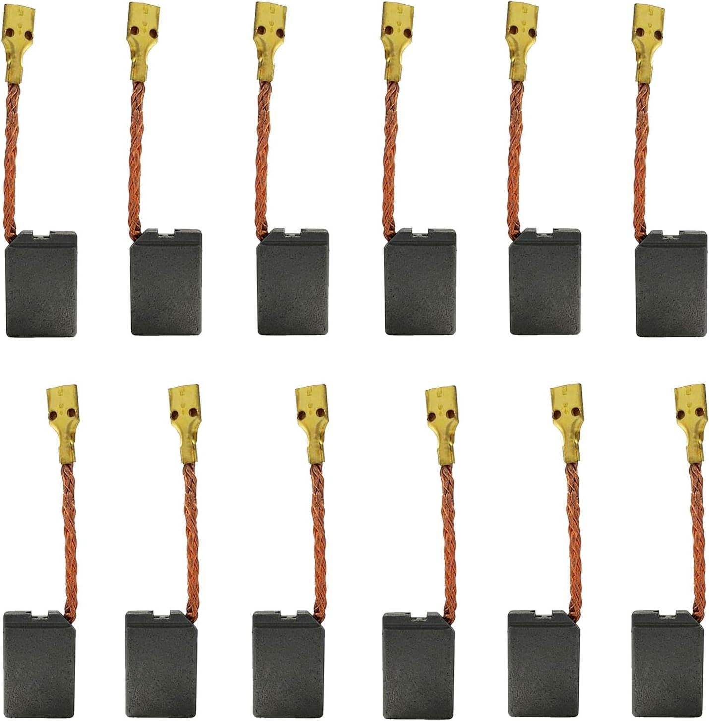 402874-07 Carbon Motor Brushes Replacement compatible with DeWalt DW630 DW840 DW840K Angle Grinder Power Tools (12 pack)