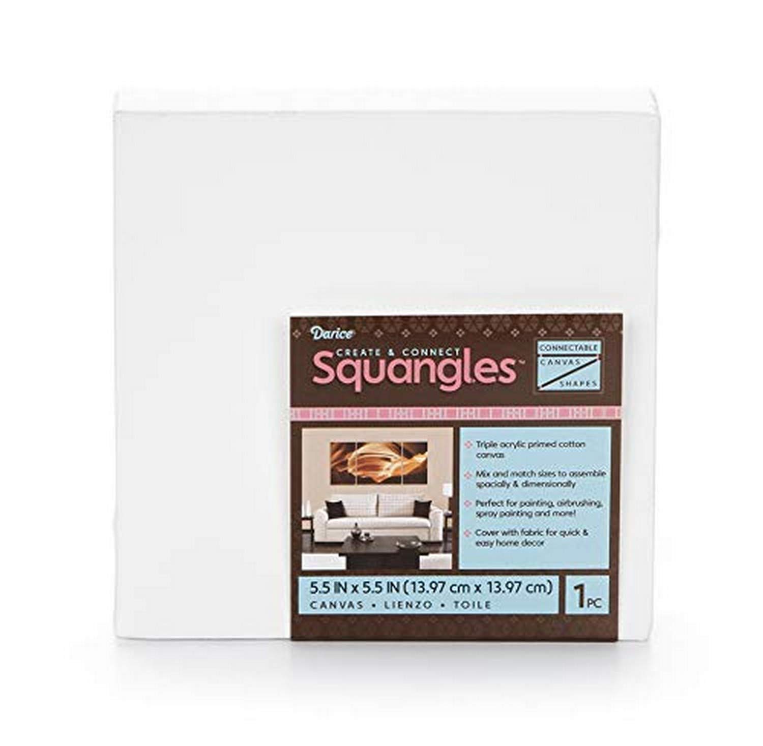 SQUANGLES SQ101 5 12X 512 Decor Panel, White