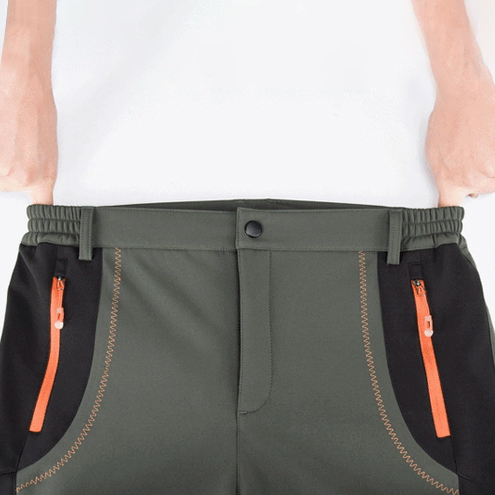 Generico Pantaloni Trekking Uomo Estivi Traspiranti, Pantaloni Outdoor Uomo