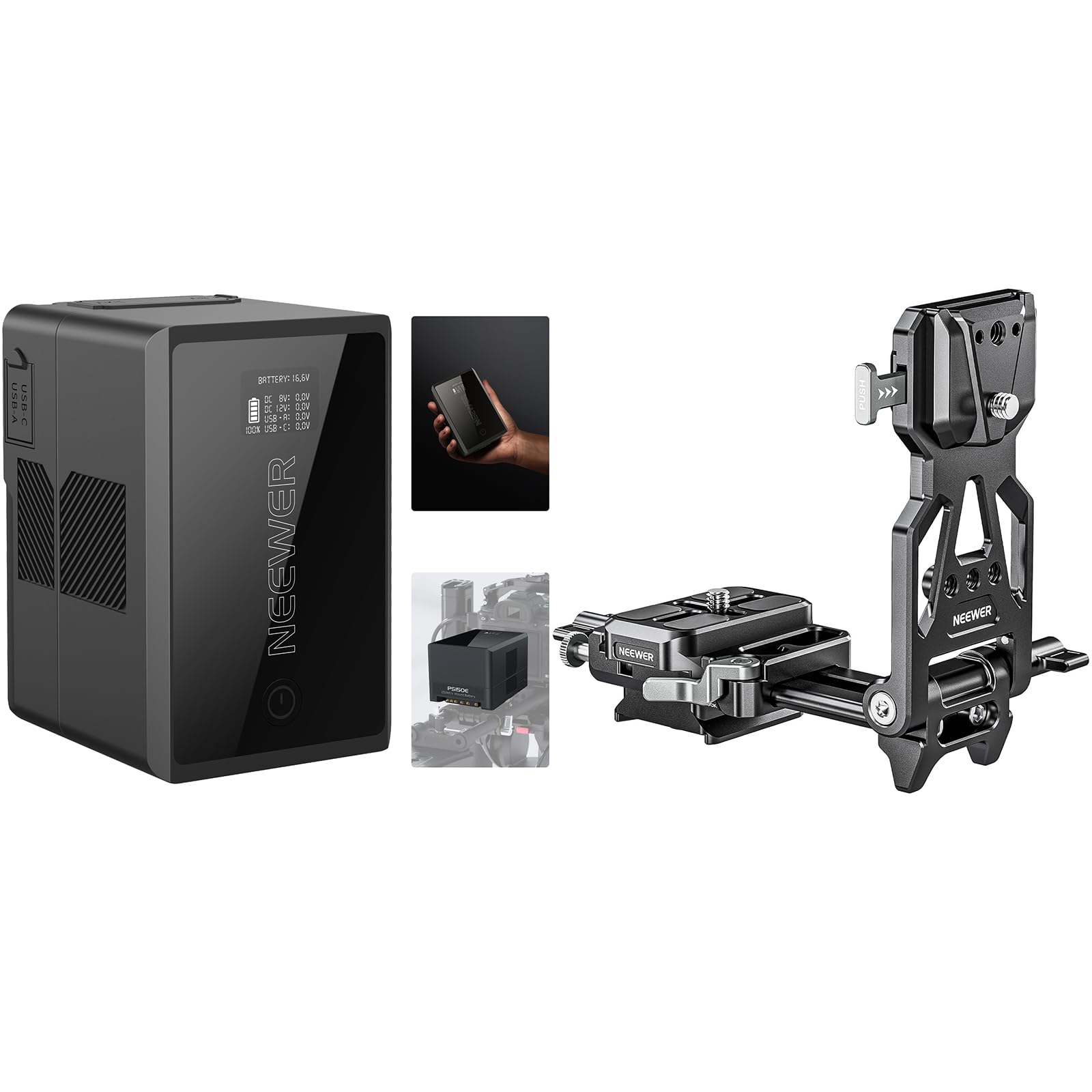 NEEWER PS150E Vマウントバッテリー Amazon.com: Neewer V Mount