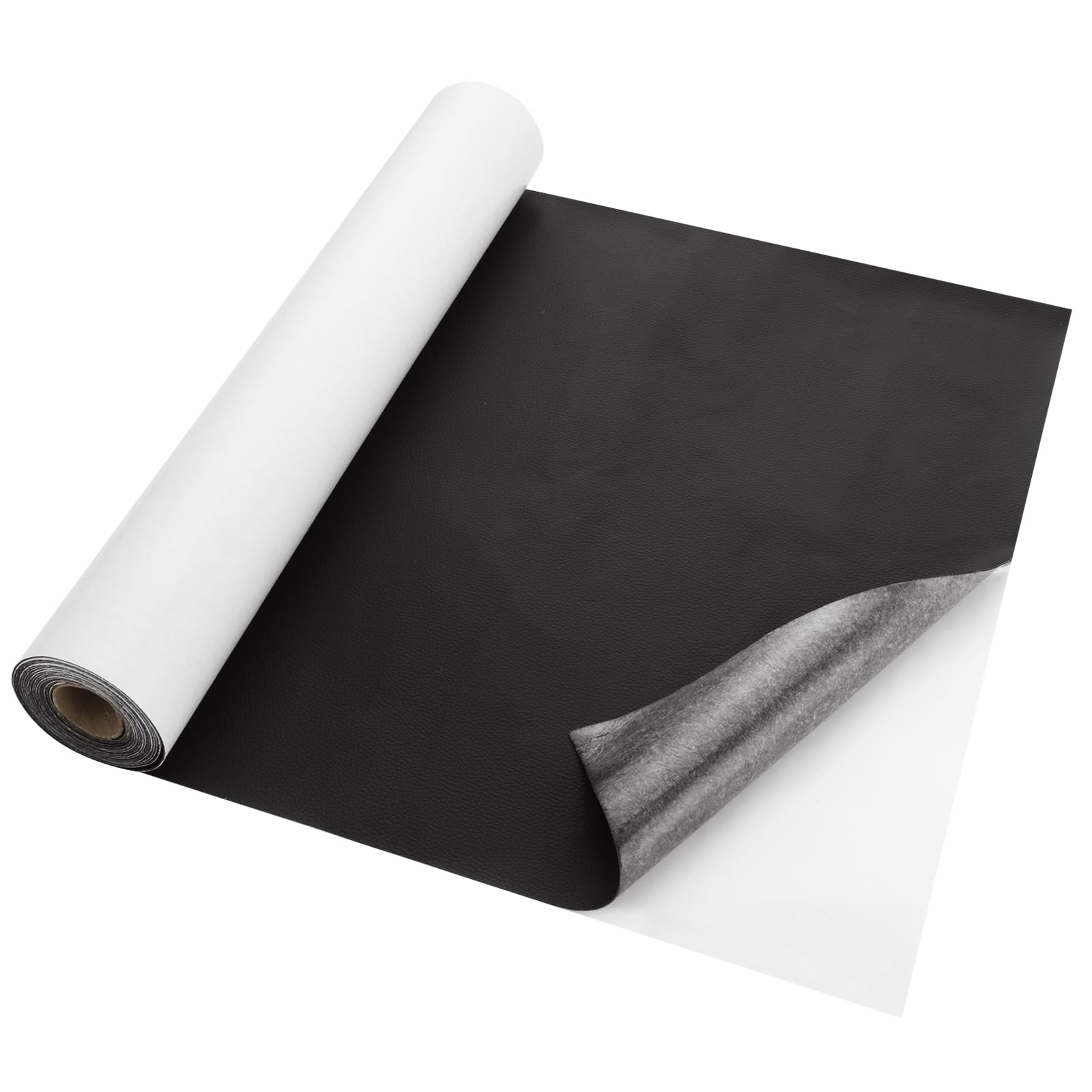 16x118in Large Leather Repair Patch, Large Self-Adhesive Leather Repair Tape Kit, Leather Repair Tape Black Leather Patches for Furniture Couch Chairs Car Seat
