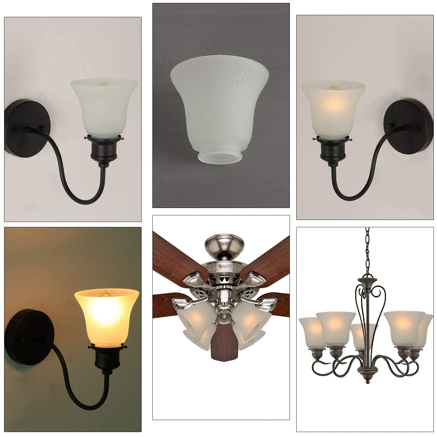 Light Fixture Cover Chandelier Ceiling Fan Housoutil Clear Glass Shades  Replacement - Ceiling Fan Light Cover Ceiling Fan Light Covers Bathroom  Light Cover Replacement, image size:1500x1500