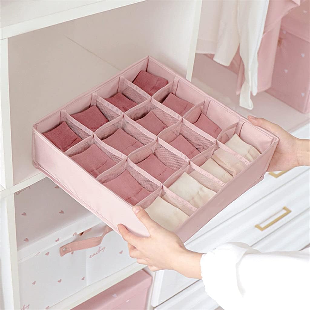 Closet Underwear Organizer Foldable Bras Socks Household Storage Box Desk Bed Cabinet Dresser Drawer Divider image 4