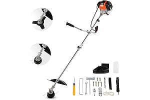 Coocheer 42.7cc Weed Eater Gas Powered | 18' Straight Shaft Trimmer
