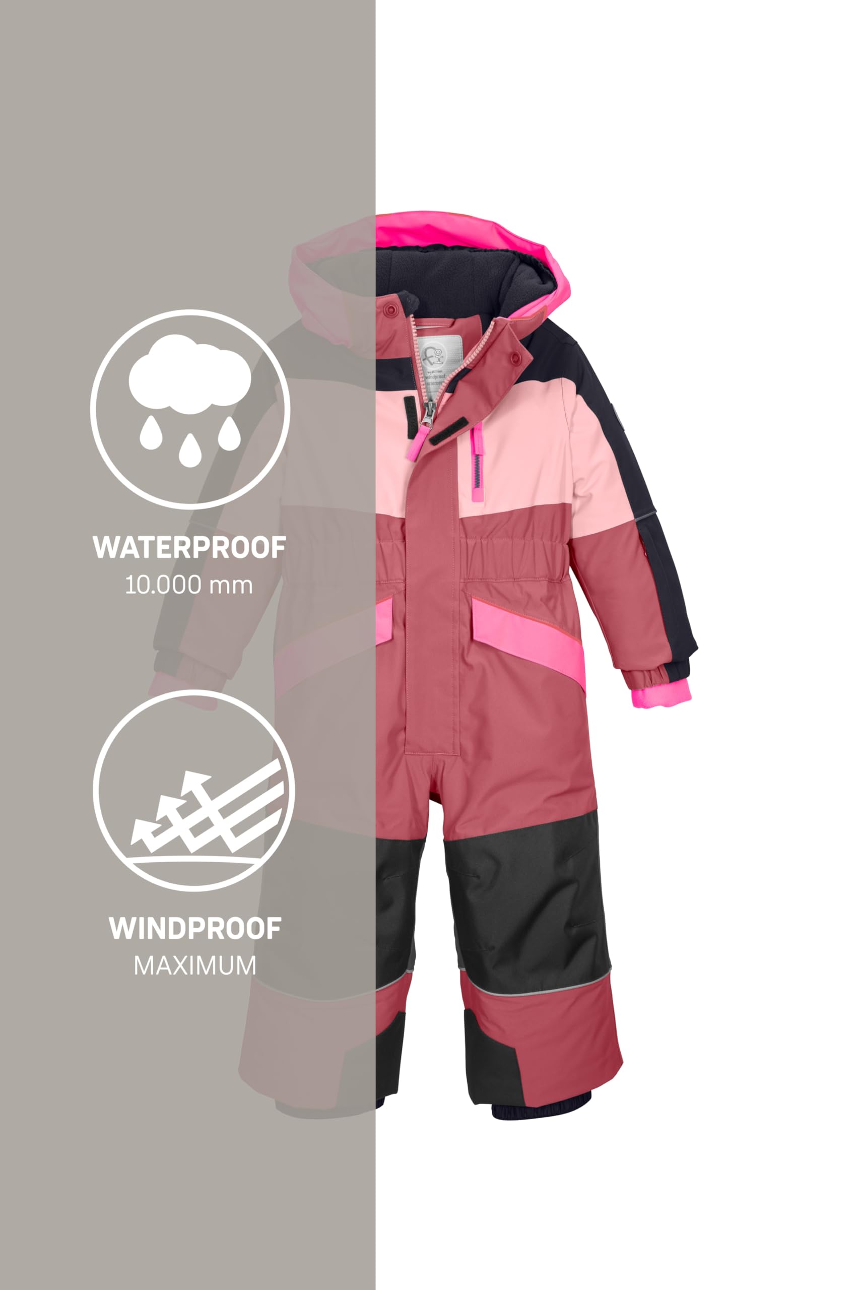 Killtec Unisex Baby Fisw 47 Mns Onpc Skioverall mit Kapuze