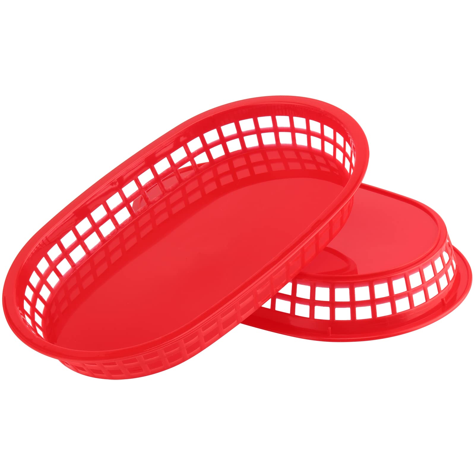 Paniers De Restauration Rapide Ovales Noirs Panier De ... - Alibaba