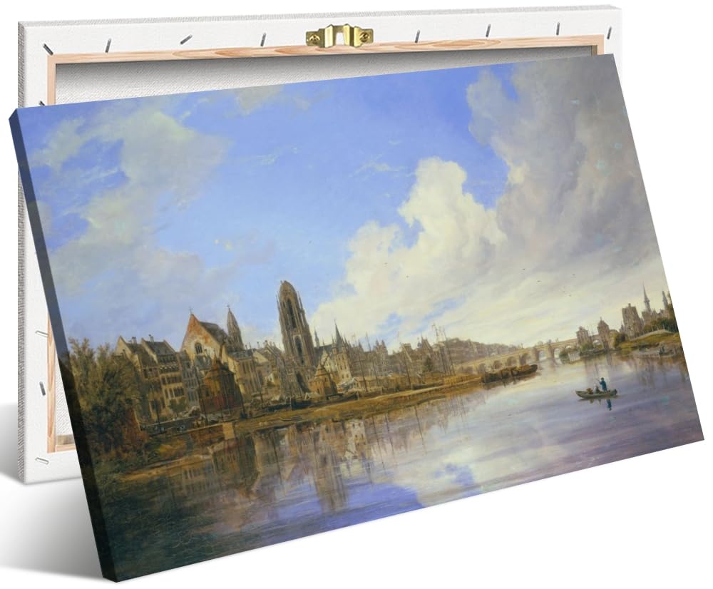 JDNWKBBS Ukiyo e Lake Hamana 1931 Aesthetic Poster Vintage Canvas Wall Art Bedroom Wall Decoration Office Decoration Party Favourss 20x30inchFramed