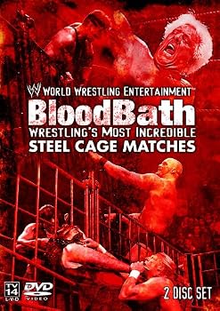 DVD WWE BloodBath Wrestling's Most Incredible Steel Cage Matches Book
