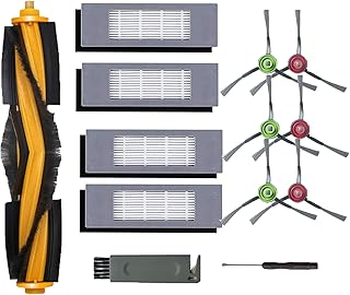 13 Pcs Accessories Set Replacement for Yeedi Vac/Vac Max/Vac Station/Vac 2 Pro Robot Vacuum Main Side Brush Filter Replacement Parts