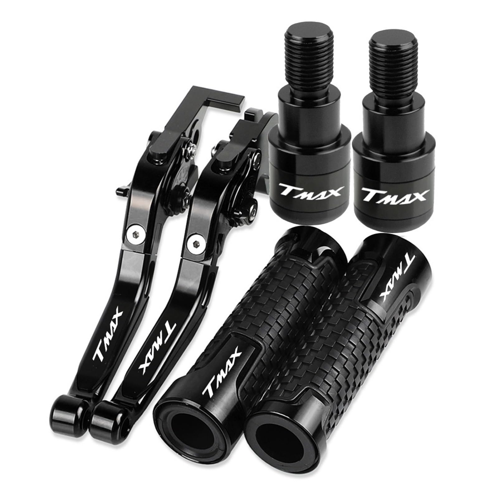 Kit leva di ricambio Per YAMAHA TMAX560 TECH MAX TMAX 560 ABS DX TMAX530 SX TMAX 530 DX Moto Leva Frizione Freno Manubrio Manopole Estremità(Black)