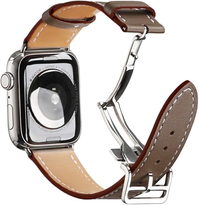 激レア エルメス ドゥブルトゥール メドール Apple Watch 革ベルト