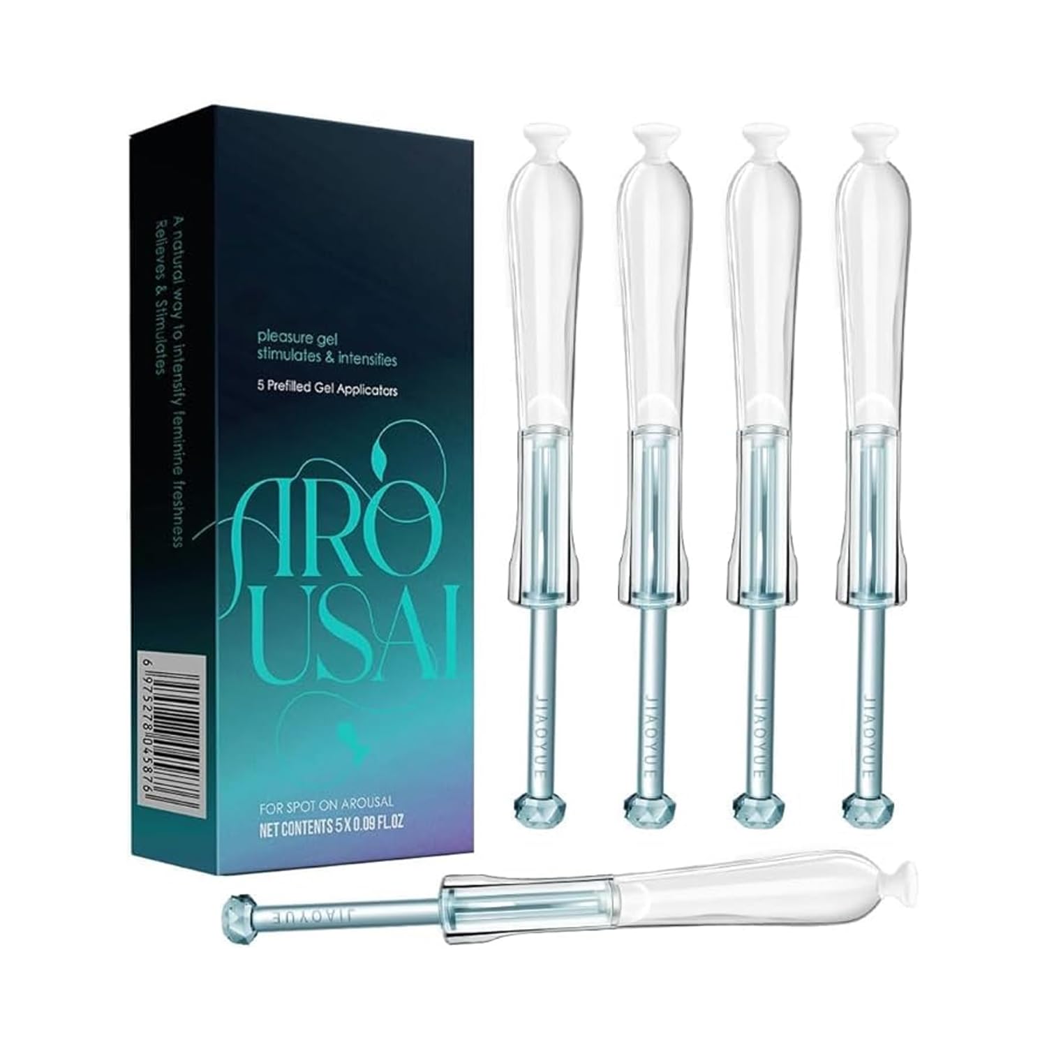 Intense Orgasmic Gel Lubricant Intensify for Her Warming Tightening Climax, Intimate Gel, Non Sticky, Condom & Toy Compatible, Ease Vaginal Dryness & Discomfort 5 * 0.09oz