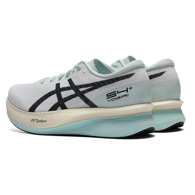 Buy ASICS Unisex S4+ YOGIRI White/Black Running Shoes - 8 UK