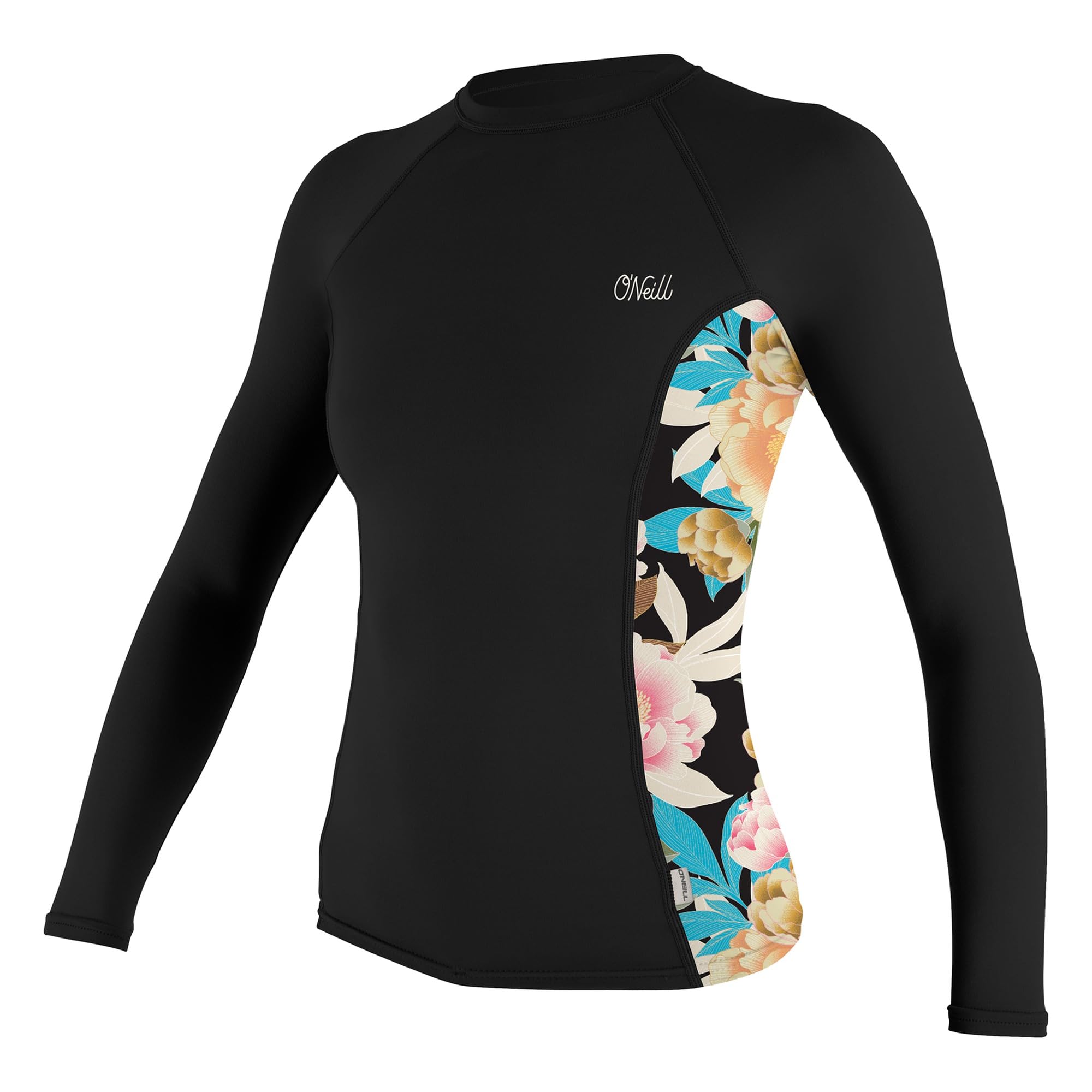 O'NEILL 2025 Donna Gilet in A Maniche Lunghe con Stampa Laterale 5406S - Black/Mikah Floral