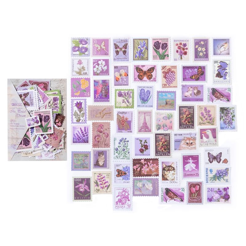 Animal and Butterfly Themed Stickers for Journaling Stamp Collectors Planner DIY Photo Frame Collage Decor Stuckers