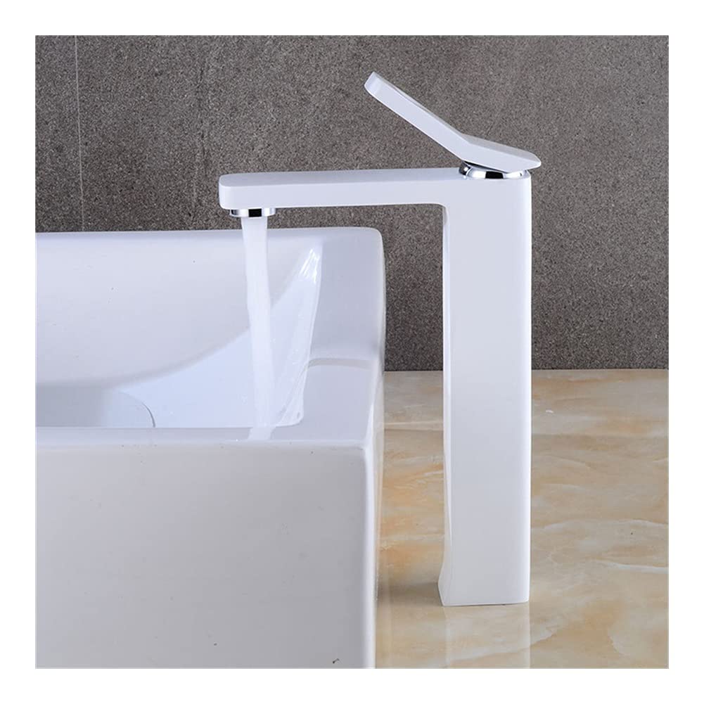 Robinet de lavabo de salle de bain pour vasque moderne mitigeur une poignée