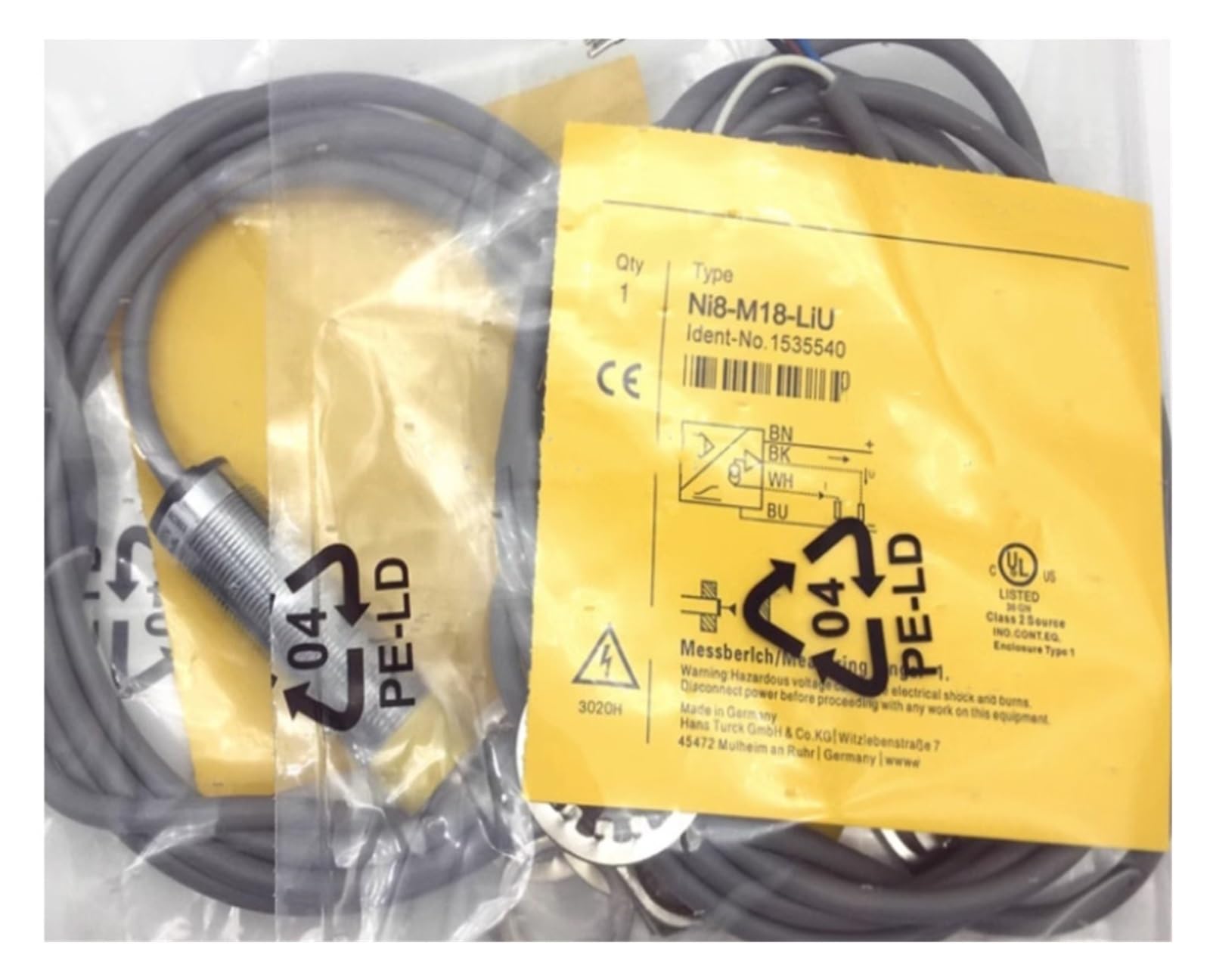 Capteur de proximité NI10-M18-LIU NI8-M18-LIU BI8-M18-LIU inductif cylindrique