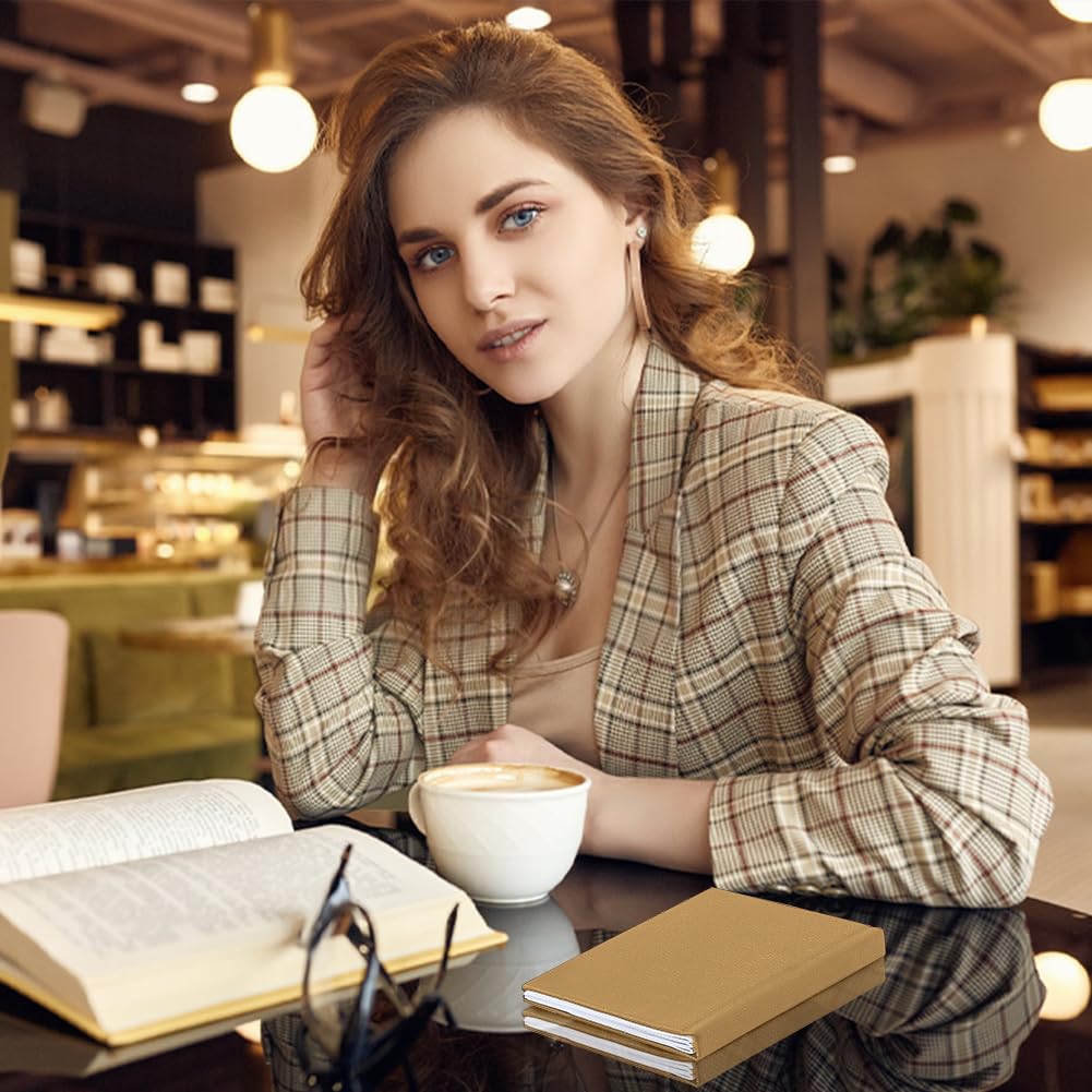 WEBEEDY Kit per rilegatura libri fai da te, set di forniture con strumenti per rilegatura fai da te e forniture per cucito, A6, kit completo per la creazione di libri, con copertina rigida, kit per