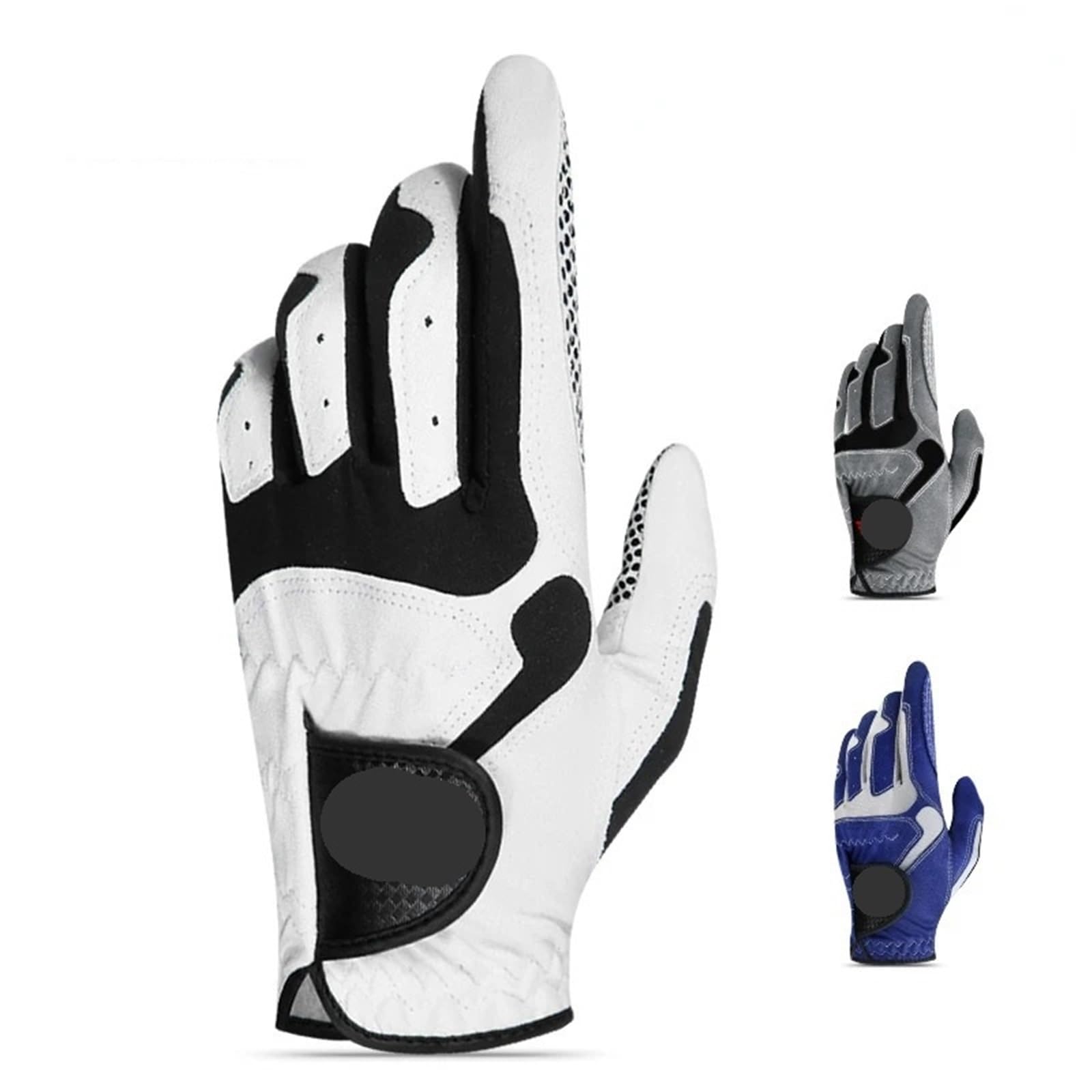 2 uds Guantes de Golf Tela Microfibra Antideslizantes Transpirables Entrenamiento for Poner Columpio en el Club